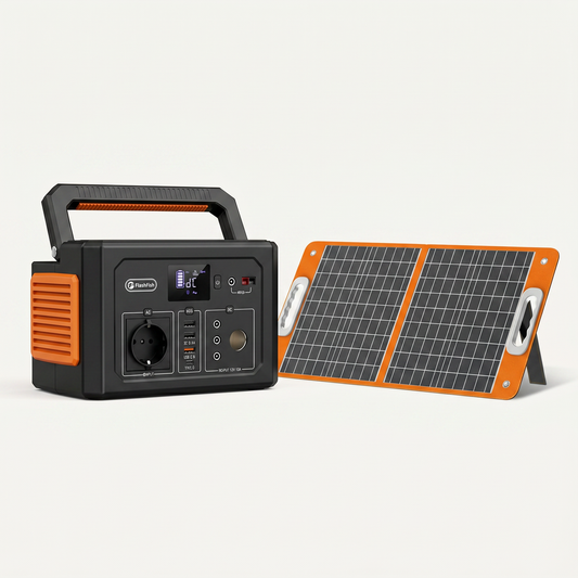 Camping Power Set – Powerstation + Solarpanel