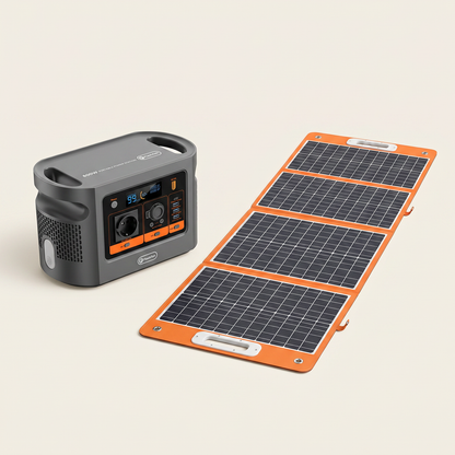 Emergency Power Pro – 600W Powerstation + 100W Solarpanel